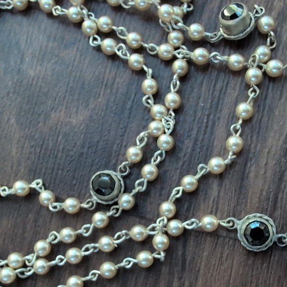 Virgins Saints & Angels Silver and Gold Cross Necklace - Picture 3 of 4